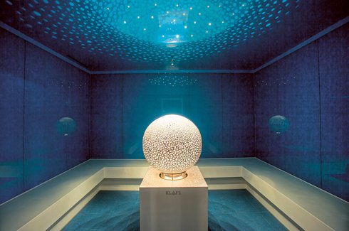 DOME steam bath steam outlet