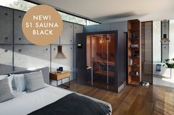 KLAFS S1 sauna black