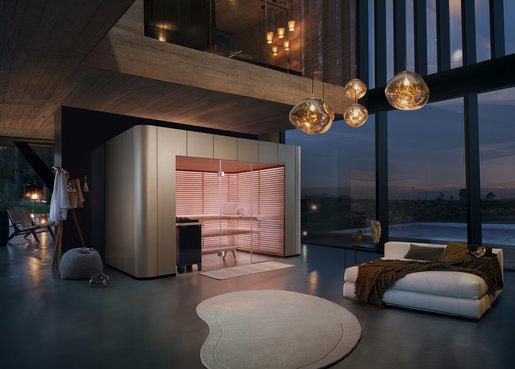 S11 sauna. Design by Studio F. A. Porsche