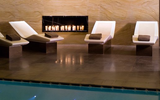 LINEA warming loungers in ESPA at the Istanbul Edition