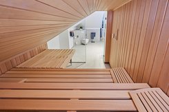 Individual sauna made to measure: Optimal use of sloping ceilings