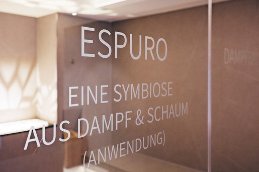 ESPURO® foam steam bath