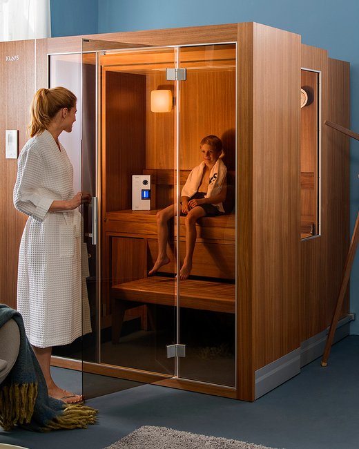 Salt sauna effect