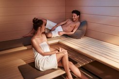 AURA sauna benches