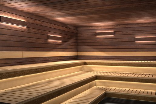 PIANO sauna bench