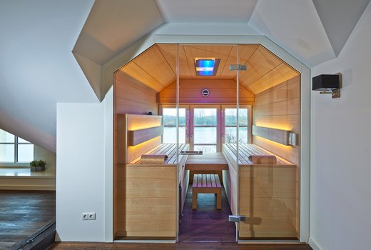 KLAFS sauna custom installation