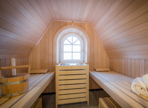 PREMIUM sauna: Photo © Domio GmbH & Co. KG