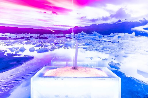 KLAFS STALAGMITE ice fountain, © Der Postwirt, Söll – eafoto.at  