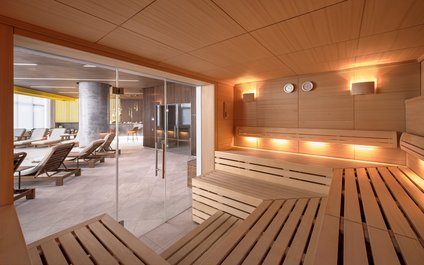 KLAFS day spa & relaxation and fitness area reference © Riviera Wellness